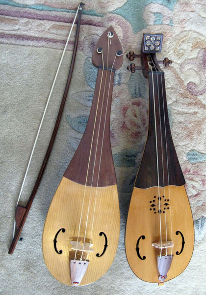 3-String Rebec Fiddle by Bernie Lehmann