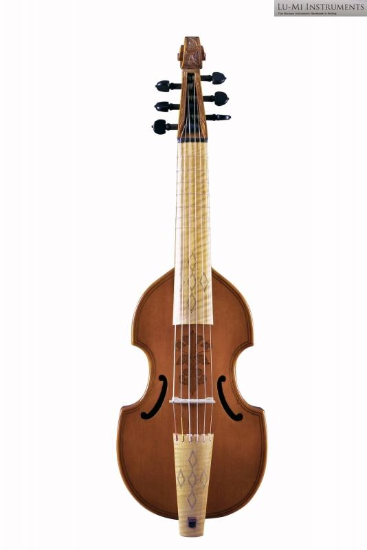 Treble Viol after Henry Jaye (1620) by Lu-Mi | Lazar's Early Music